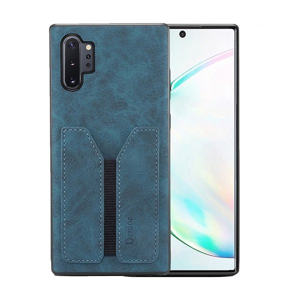 Blue Denior Samsung Galaxy Note 10 Plus Leather Case Wallet Cover Blue Denior Samsung Galaxy Note 10 Plus Leather Case Wallet Cover